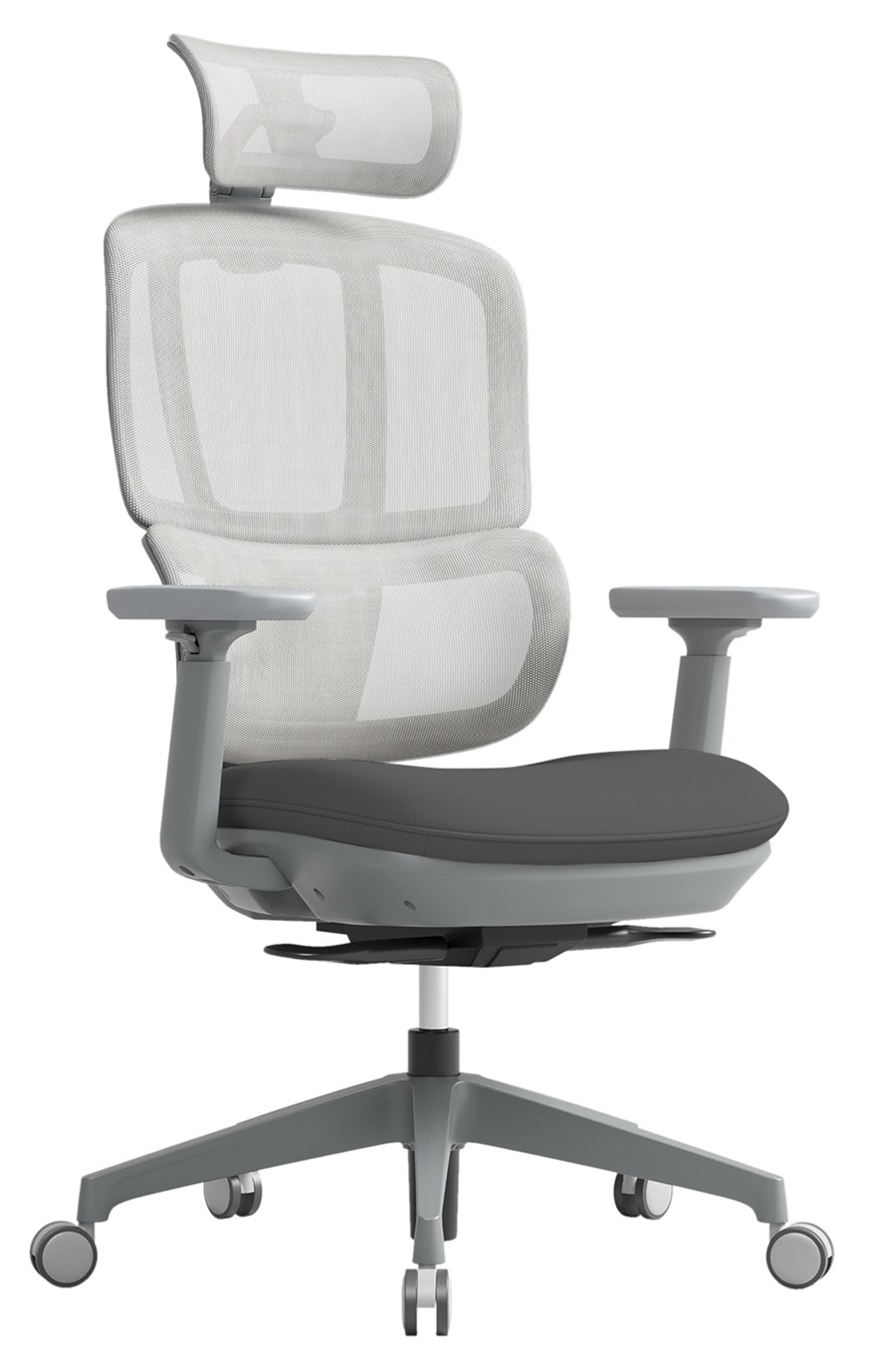 Grey mesh store office chair